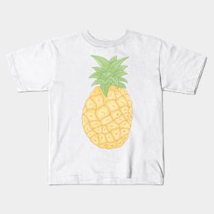 Tropical Summer Pineaple Kids T-Shirt